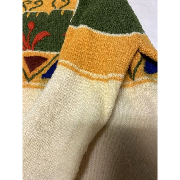 Geometric Multicolor Festive Holiday Sweater for Women - Picture 6 of 7